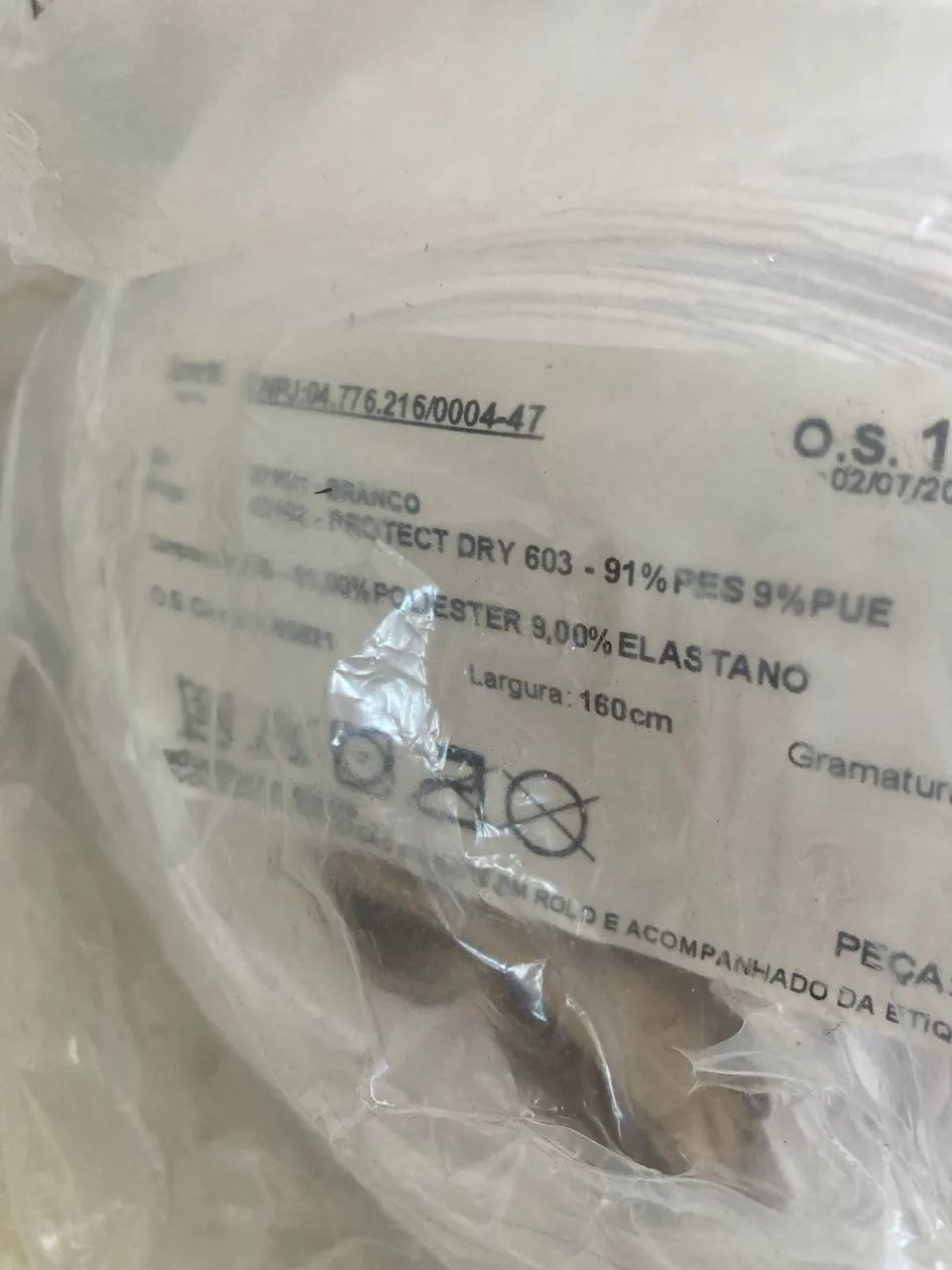 Rolo tecido dry protect 50+ tex malha