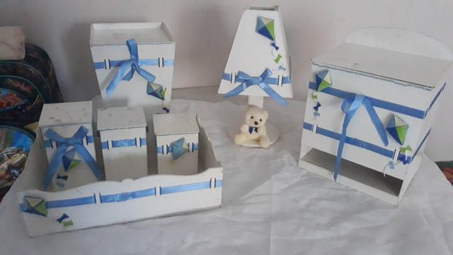 Kit em mdf decorado