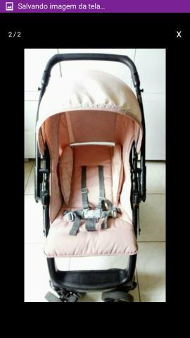 Vendo Carrinho de bebê rosa