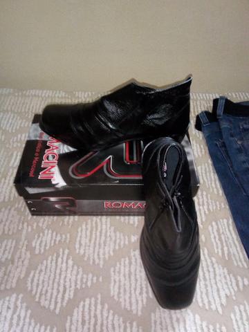 Bota de couro