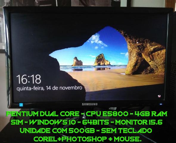 Vendo ou troco Computador por telefone - Pentium Dual Core - SIM - Positivo
