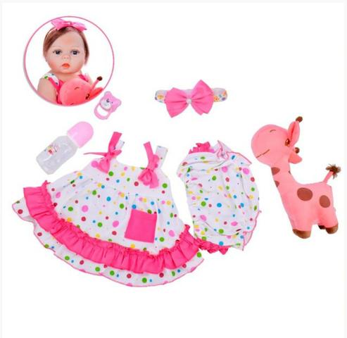 Boneca bebê Reborn Realista Silicone 57cm - Foto 3