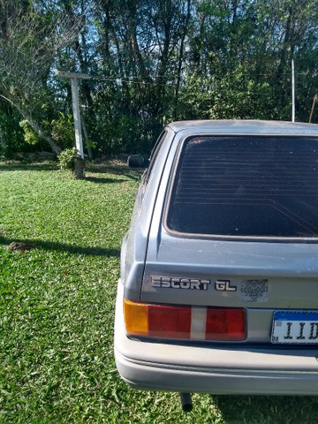 Escort GL 1.6 álcool 1989 aceito moto inteira no brik !! - Foto 3