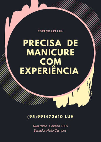 PRECISA de MANICURE E PEDICURE 