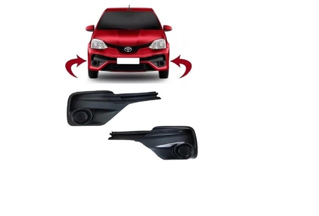 Par Grade Milha Sem Furo Toyota Etios 2018 2019 2020 