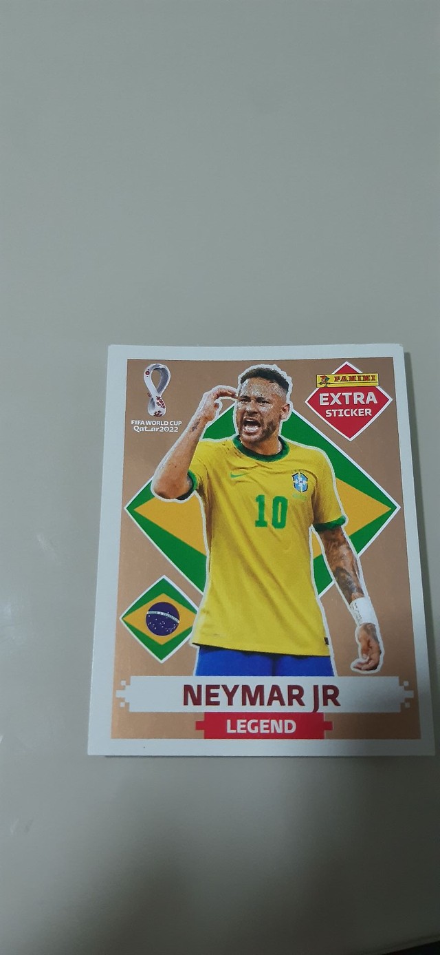 Figurinha Neymar Legend Gold, Produto Masculino Nunca Usado 75604093