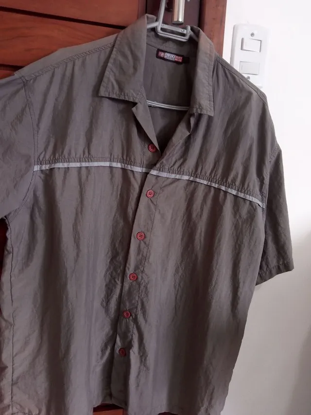 Camisa Esportiva Cinza Sun Coast 100% Tactel
