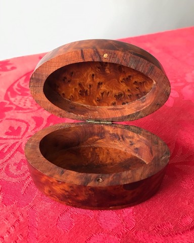 Caixinha de madeira porta-treco (anos 60)