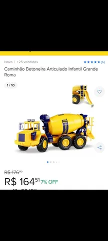 Caminhão Brinquedo Columbus Fora Da Estrada Fe-400 Roma 70cm UNICA