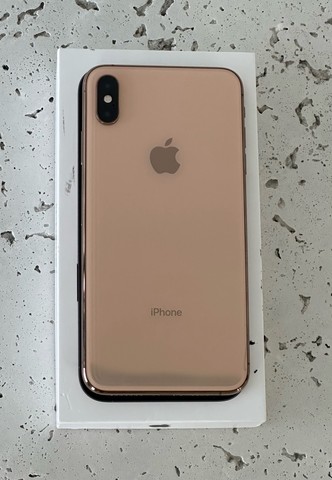 iPhone XS MAX rose com carregador original 