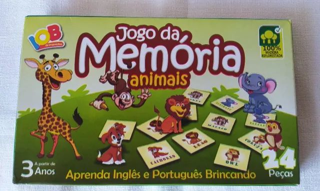 Jogo da memoria Bichos de Jardim