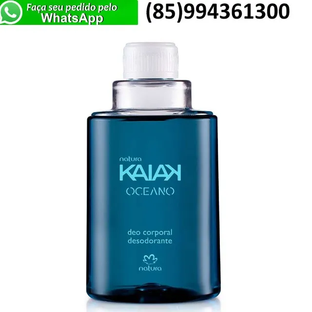 Refil Perfume Deo Corporal Kaiak Oceano Masculino Natura 100ml