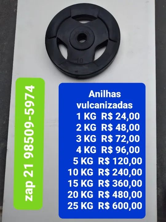 Anilhas musculação  - Foto 3