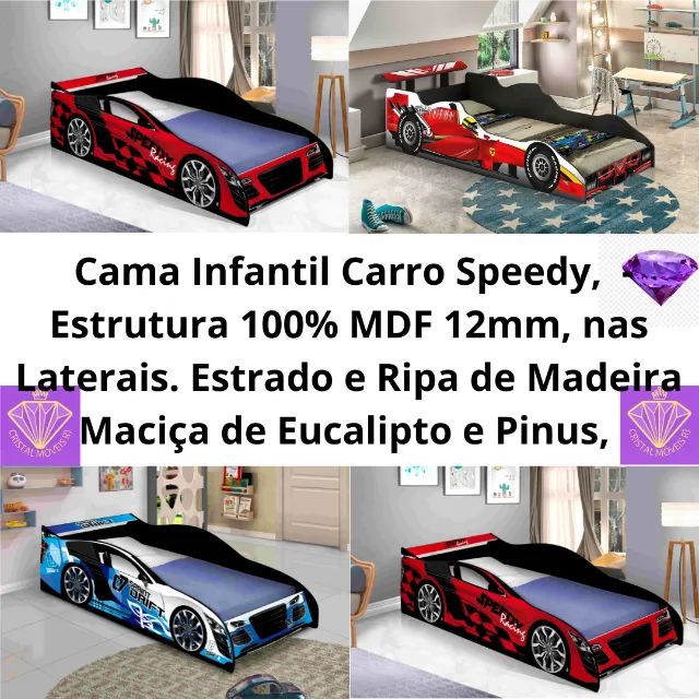  Cama Infantil Carro Speedy SR