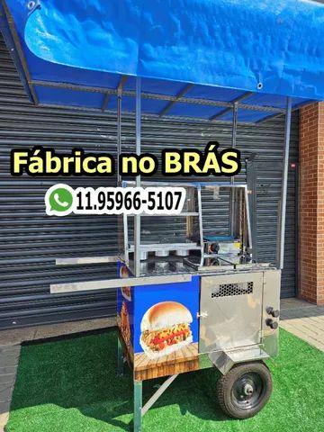 carrinho de cachorro quente hotdog 
