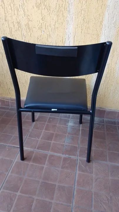 Cadeira de Metal Preta - Foto 3