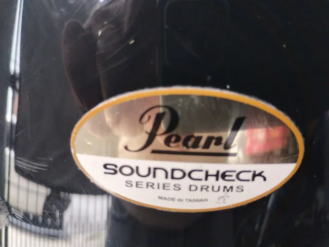 Bateria pearl completa com pratos e banquinho