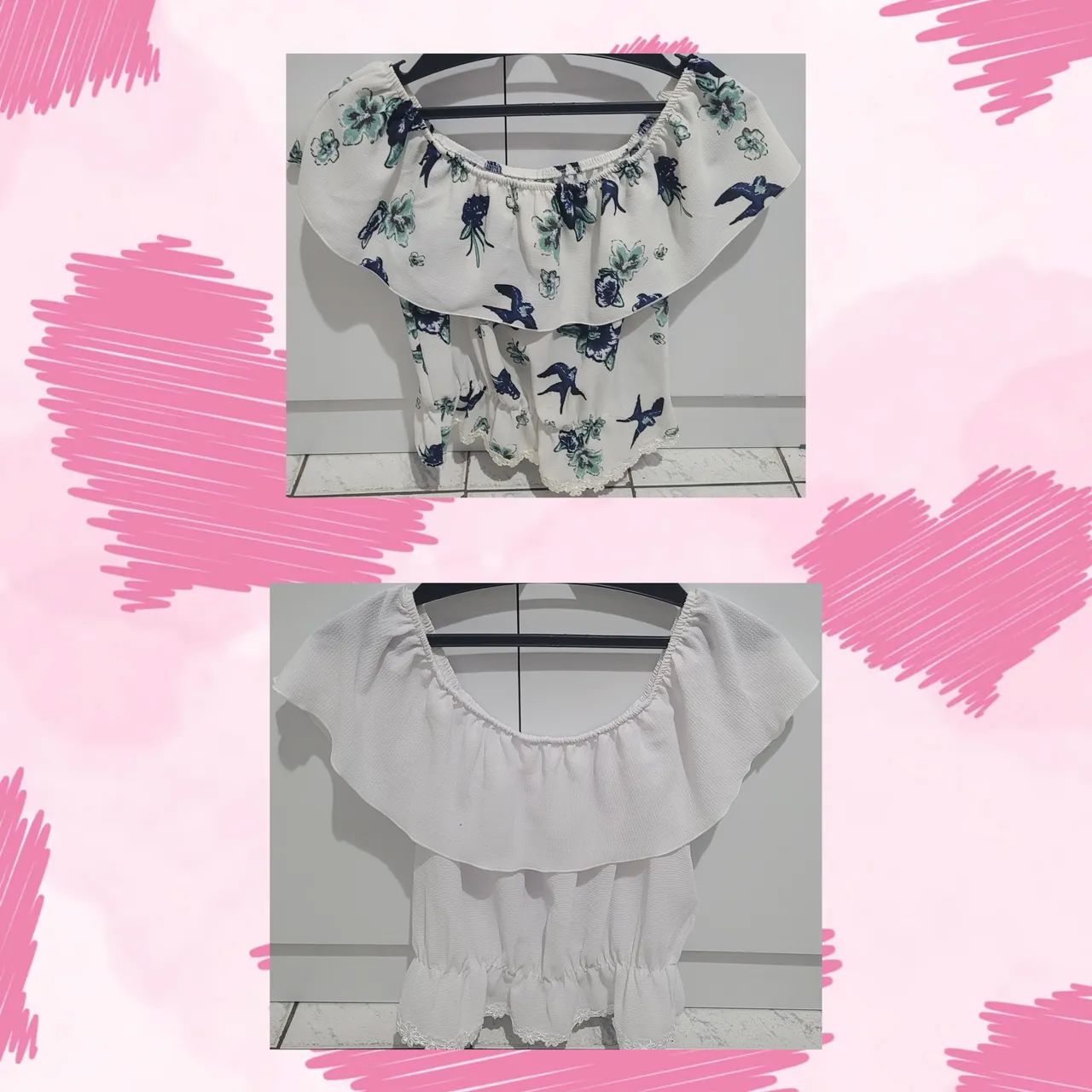 Lote de blusas lindas tamanho P - Foto 4