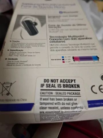Baixou!!Samsung novo Original!!  FONE HM1200 Lacrado na Caixa Novo - Foto 3