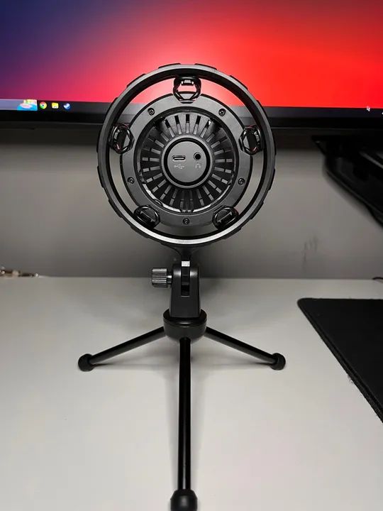 Microfone Dinâmico Usb Fifine K658 Rgb - Foto 4