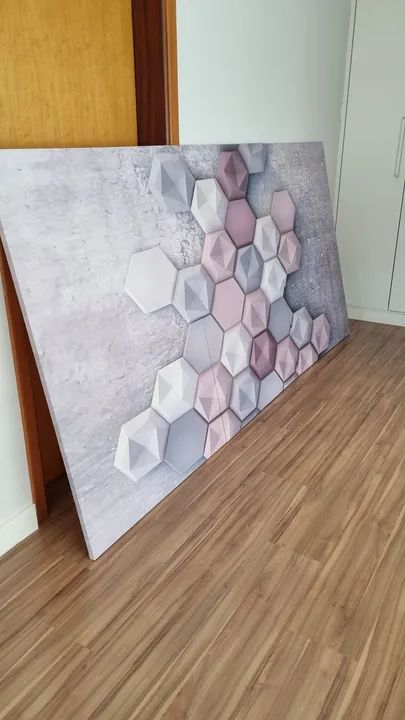 Quadro Decorativo Moderno Geométrico - Foto 2