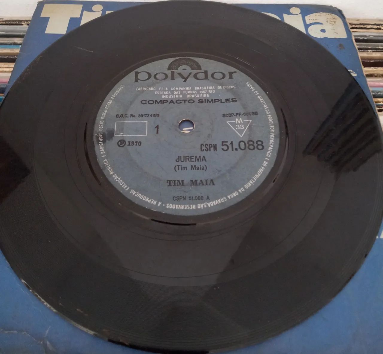 Dois Compactos TIM MAIA Você / Primavera  - Foto 4