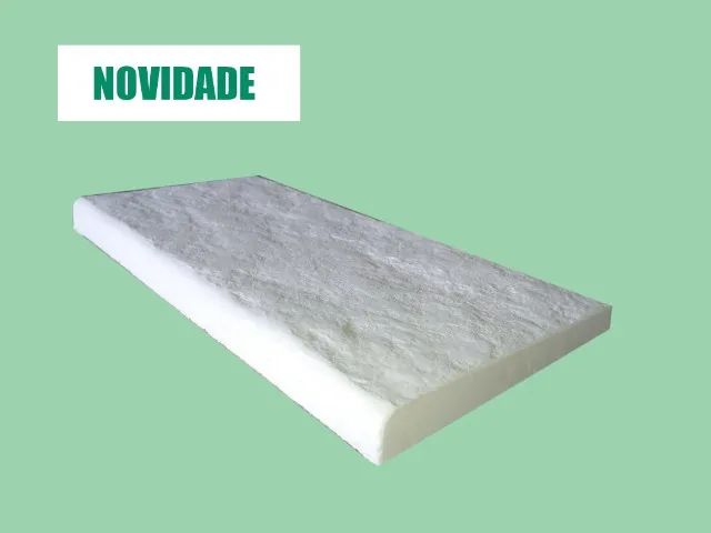Borda Reta Medieval Antiderrapante e Atérmica 50x25 Branca