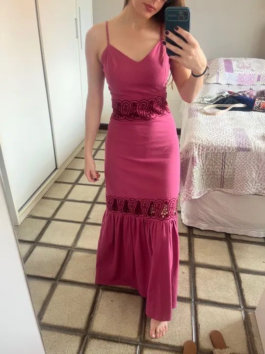 Vestido Chocoleite Rosa