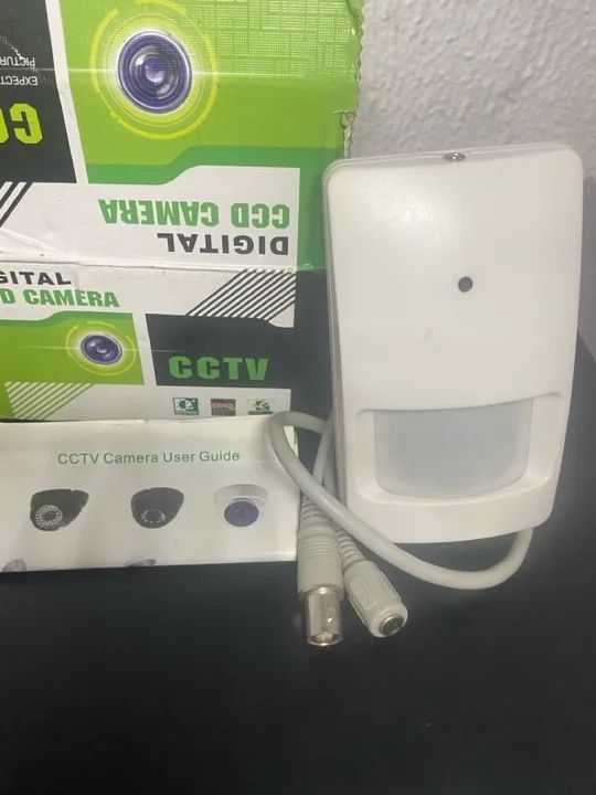 Câmera espiã analógica escondida em sensor  - Foto 4