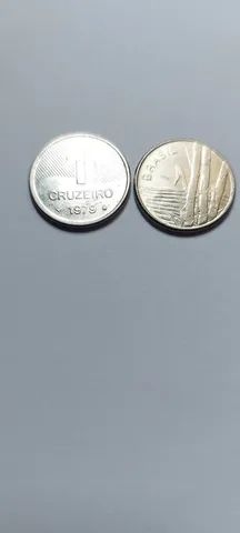 Moeda Antiga de 1 Cruzeiro de 1979 -em ótimo estado