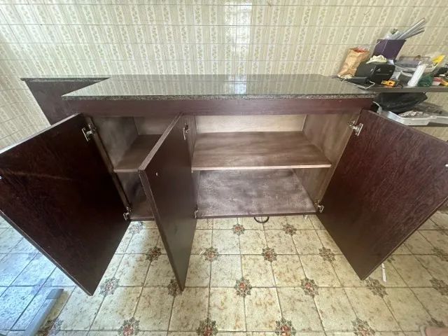 Balcão de atendimento com tampo em granito - Foto 3