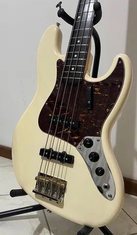 Baixo Squier By Fender Jazz Bass OWT ano 2009 zerado com bag - Foto 2
