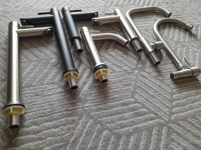 Torneiras Novas em Aço Inox para Cozinha e Banheiro. Preços a partir de R$65 - Foto 5