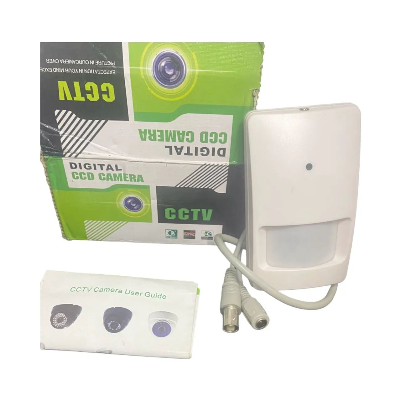 Câmera espiã analógica escondida em sensor 