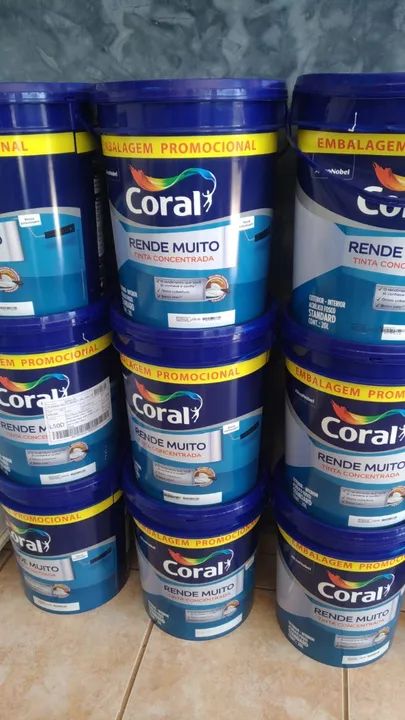 Tinta Coral 20l Rende Muito branco