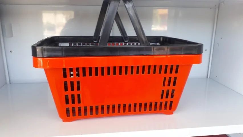 Cesta de mercado com alças e com rodinhas na Promocao, Imperdivel- 71- * - Foto 5