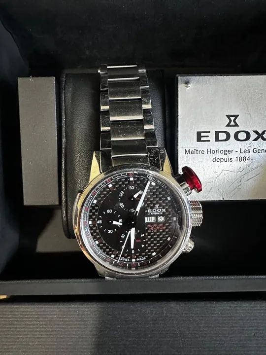 relógio Edox automático 