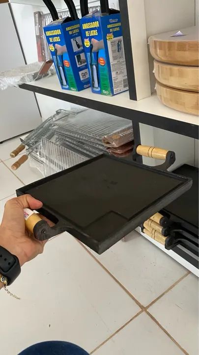 Chapa em ferro fundido 