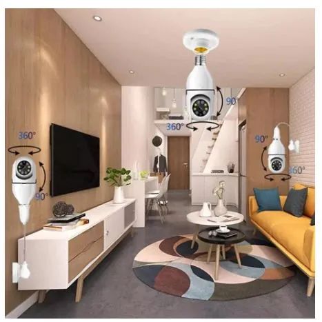 Câmera iP Wifi 2.4 sem fio visão noturna microfone auto falante acesso remoto aplicativo - Foto 5