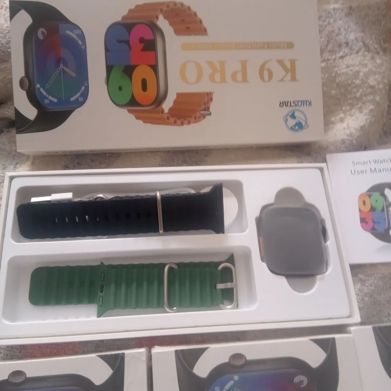 Relógio K9 pro acompanha 2  pulseira cores a escolher promoção Quem pegar pegou