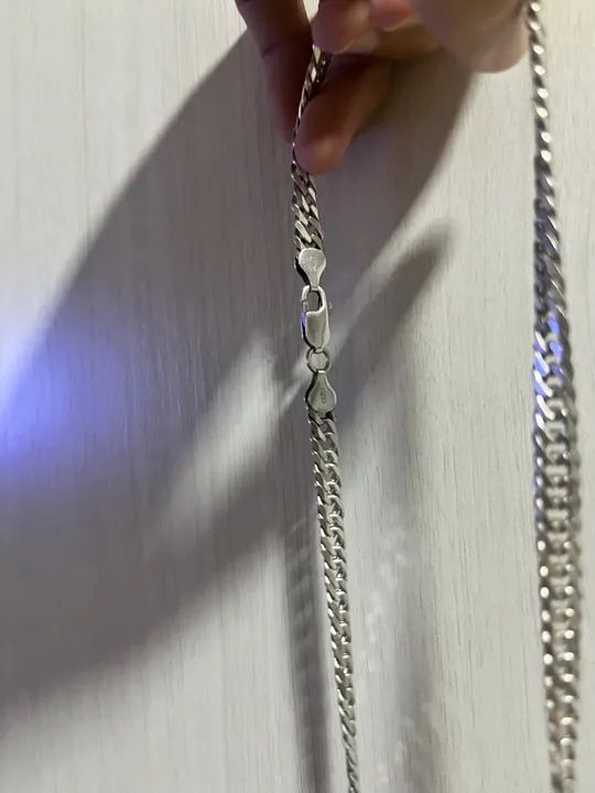 Corrente 4,5mm Duplo Grume 70cm - Foto 5