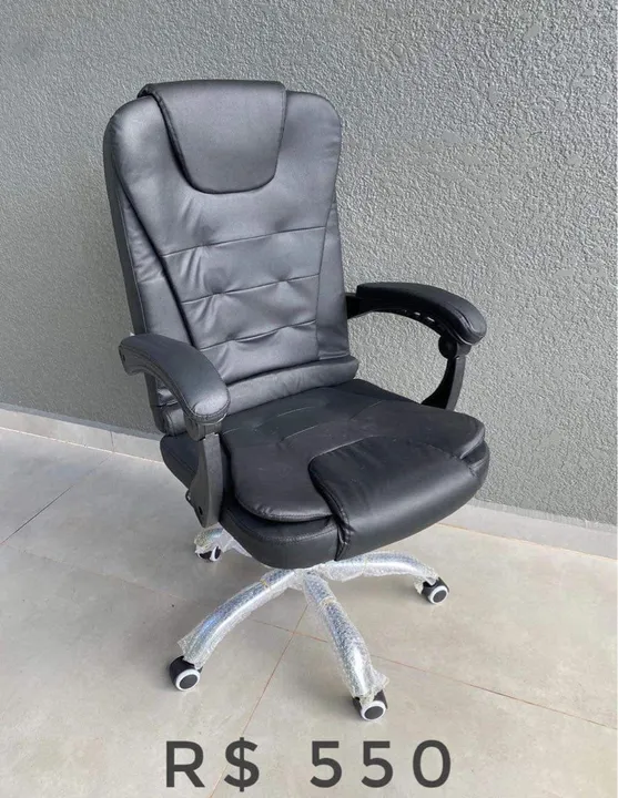 Cadeira de escritório NOVA MARROM OU PRETO