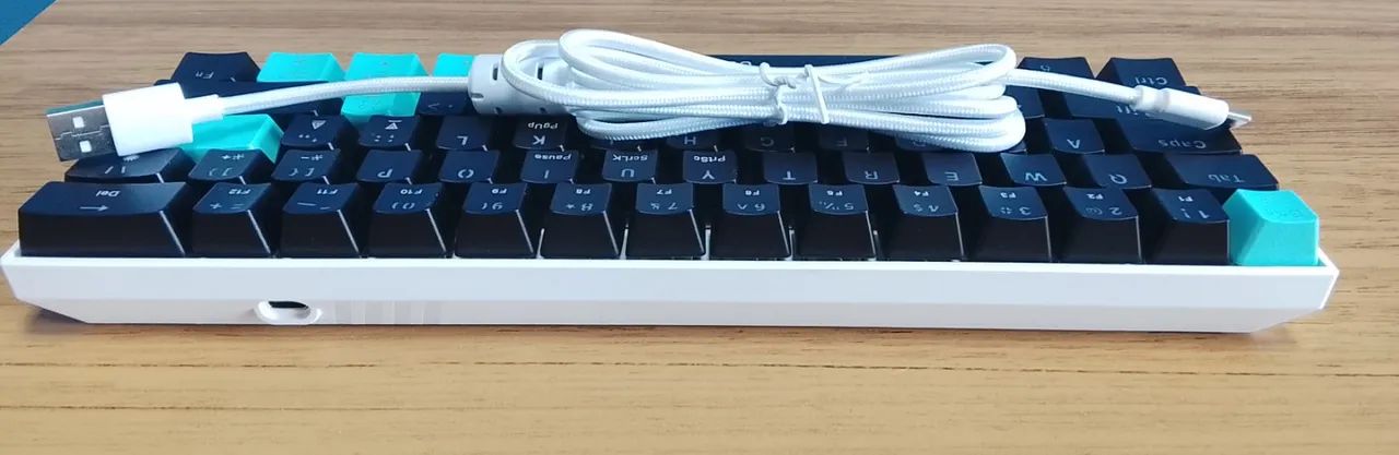 Teclado MECÂNICO DELUX 61 Teclas - Foto 5