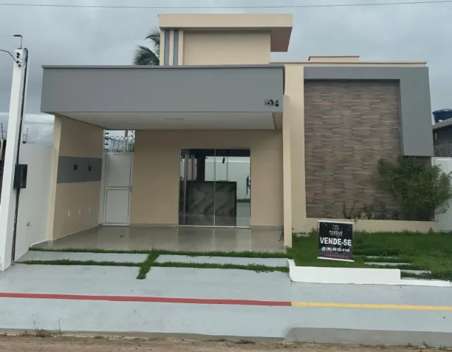 Casa apta a financiar de 3 quartos na zona oeste no Residencial Amazonas.
