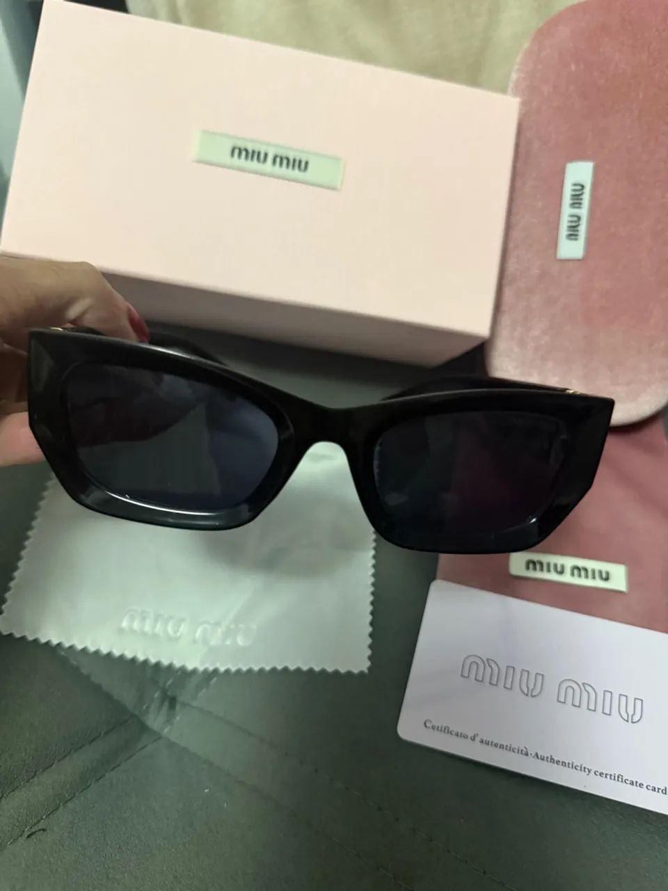 óculos de sol luxo miu miuu - Foto 2