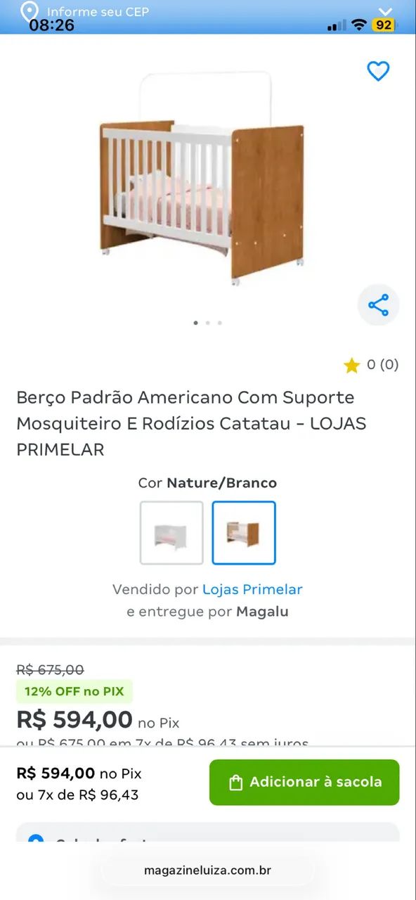 Carrinho e Berço64374974823171124