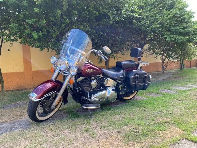 Heritage Softail Classic Flst Vermelha 2014 - Foto 2