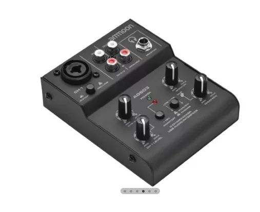 Mesa e Interface de Mixagem Ammoon Ags03 com 3 Canal - Foto 3