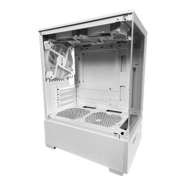  Gabinete Gamer Duex DXJ250-2 WH White *Com 3 Fans* - Micro-ATX, Mini-ITX - WZetta - Foto 2