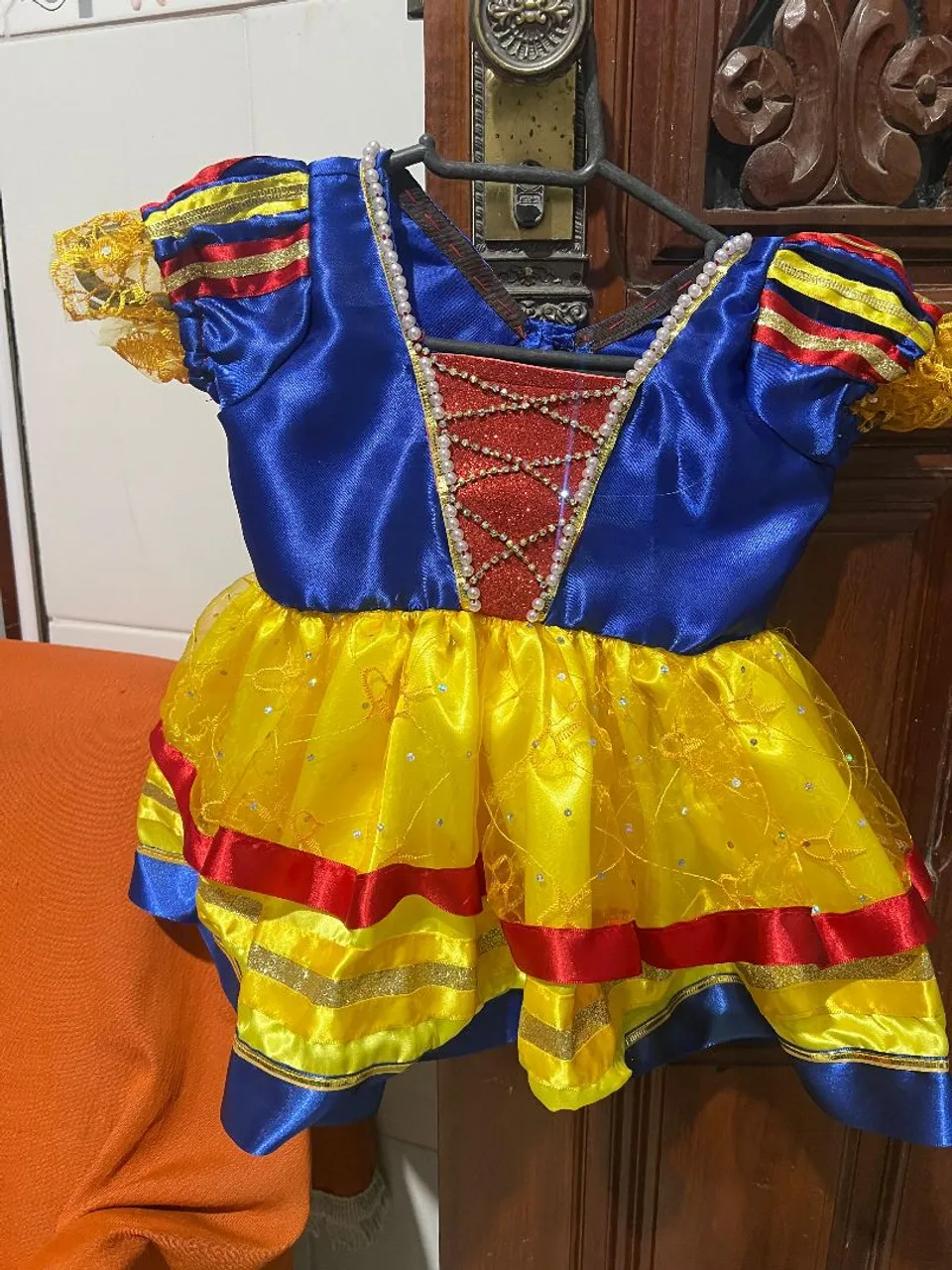 Vestido Infantil Branca De Neve - Fantasia